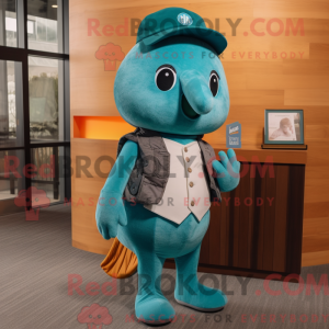 Postava maskota Teal...