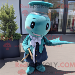Disfraz de mascota Teal...