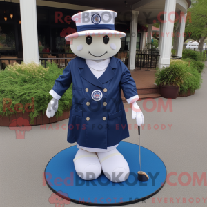 Navy Golf Bag mascot...