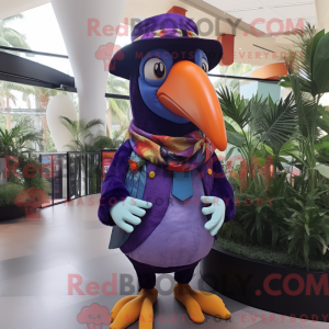 Purple Toucan mascot...