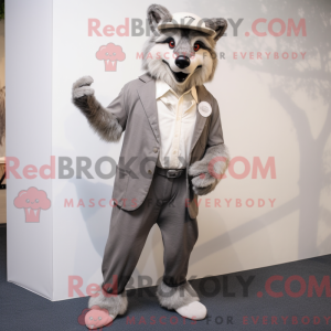 Gray Say Wolf mascot...