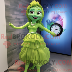 Limegrønn...