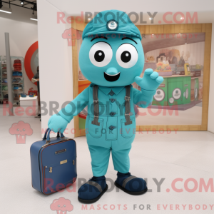Teal Wrist Watch mascot...