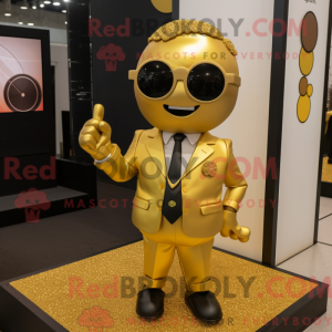 Zlatý přívěsek s maskotem v...