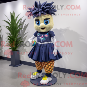 Navy Pineapple mascot...