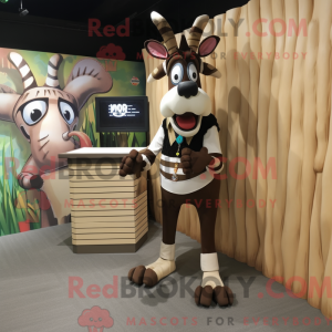 Disfraz de mascota Okapi...