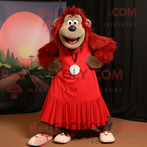Disfraz de mascota Baboon...