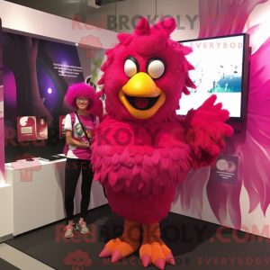 Disfraz de mascota Magenta...