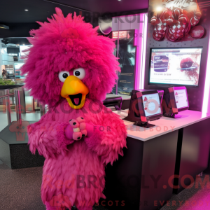 Disfraz de mascota Magenta...