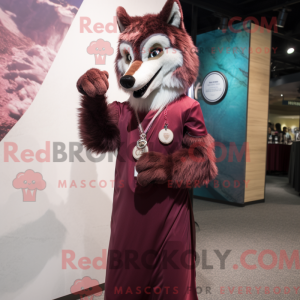 Costume de mascotte de loup...