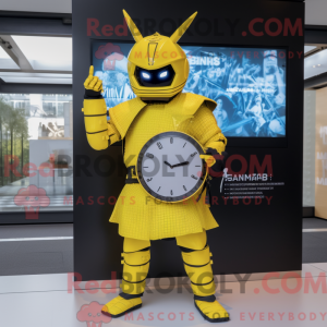 Citrongul Samurai maskot...