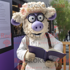 Lavendel får maskot kostume...