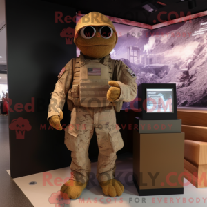 Disfraz de mascota soldado...