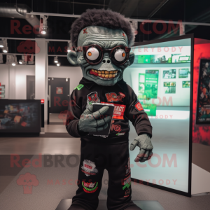 Black Zombie mascotte...