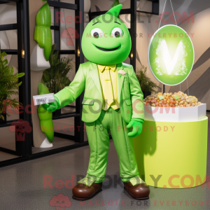 Maskottchenkostüm Lime...