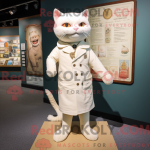Cream Cat maskot...