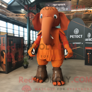 Rust Elephant mask drakt...