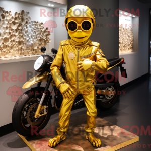 Gold Candy mascottekostuum...