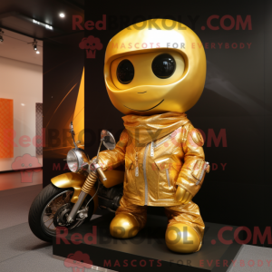 Gold Candy maskotdraktfigur...