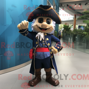Postava maskota Navy Pirate...