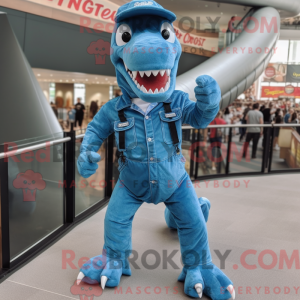 Himmelblå Allosaurus...