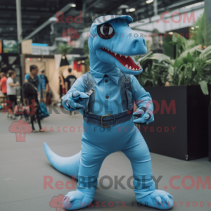 Postava maskota Sky Blue...