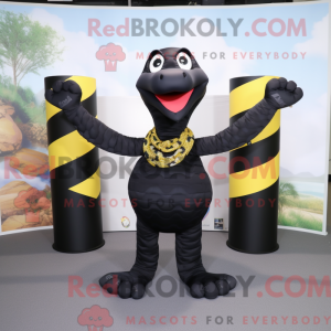 Black Anaconda mascot...