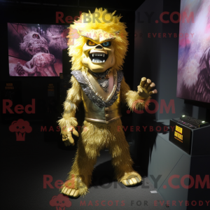 Gold Undead maskot...