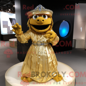 Gold Engagement Ring mascot...