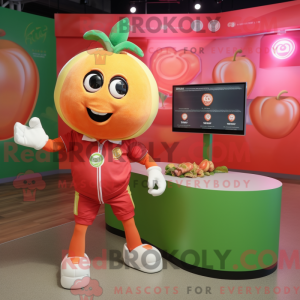 Peach Grenade mascot...