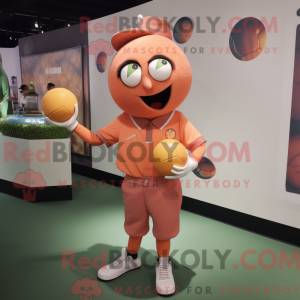Peach Grenade Maskottchen...