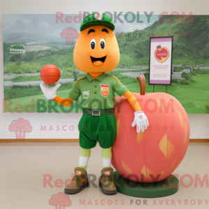Peach Grenade Maskottchen...
