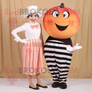 Postava maskota Peach Mime...