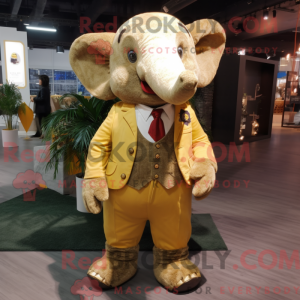 Máscara de Elefante Dourado...