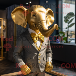 Máscara de Elefante Dourado...