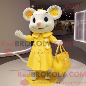 Lemon Yellow Mouse mascot...