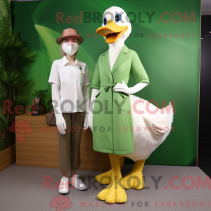 Postava maskota Olive Swans...
