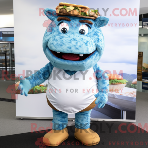 Postava maskota Sky Blue...
