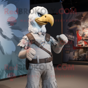 Silver Bald Eagle mascotte...