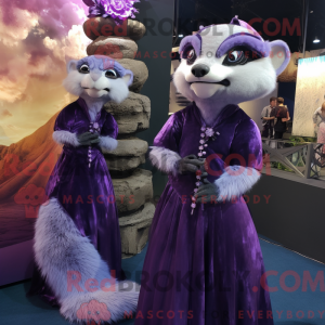 Lilla Ilder maskot kostume...