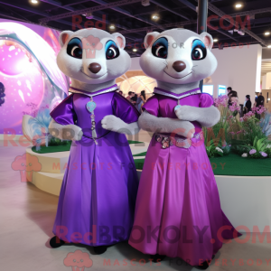 Lilla Ilder maskot kostume...
