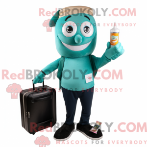 Disfraz de mascota de Teal...