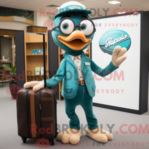 Disfraz de mascota de Teal...