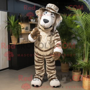 Costume mascotte de zèbre...