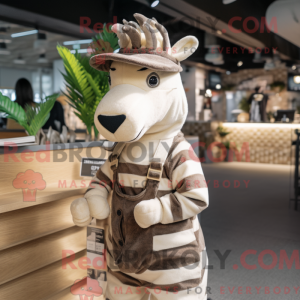 Costume mascotte de zèbre...