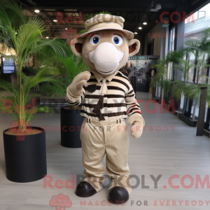 Costume mascotte de zèbre...