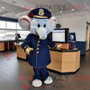 Maskottchenkostüm Navy...