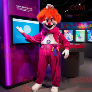 Disfraz de mascota Magenta...