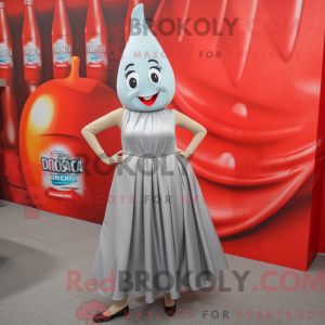 Silver Bottle Of Ketchup...