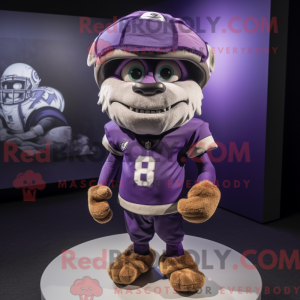 Purple American Football...